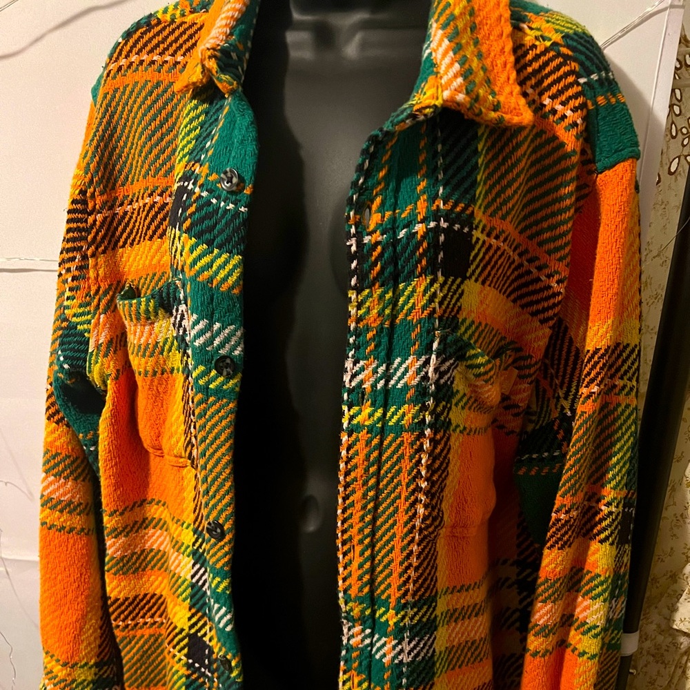 Bold plaid blazer